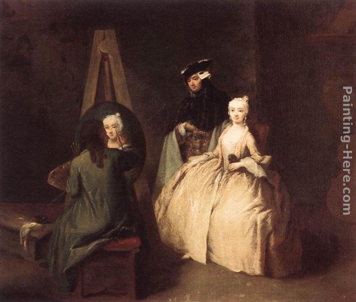 Pietro Longhi Painter in his Studio